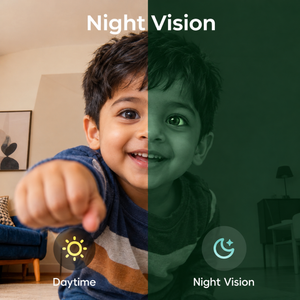 IFITech Smart 1080P AI Robot Camera | 2.4GHz & 5GHz Wi-Fi Compatible | Smart Life/Tuya App Control