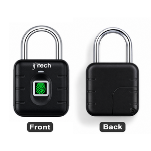 IFITech Smart Fingerprint Padlock | Biometric Padlock | Keyless Lock | Stores Up to 20 Fingerprints | Fingerprint Lock for Gym Locker, Cabinet, Drawer, Luggage & Personal Spaces