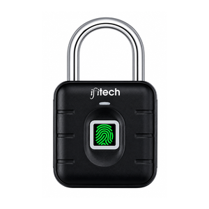 IFITech Smart Fingerprint Padlock | Biometric Padlock | Keyless Lock | Stores Up to 20 Fingerprints | Fingerprint Lock for Gym Locker, Cabinet, Drawer, Luggage & Personal Spaces