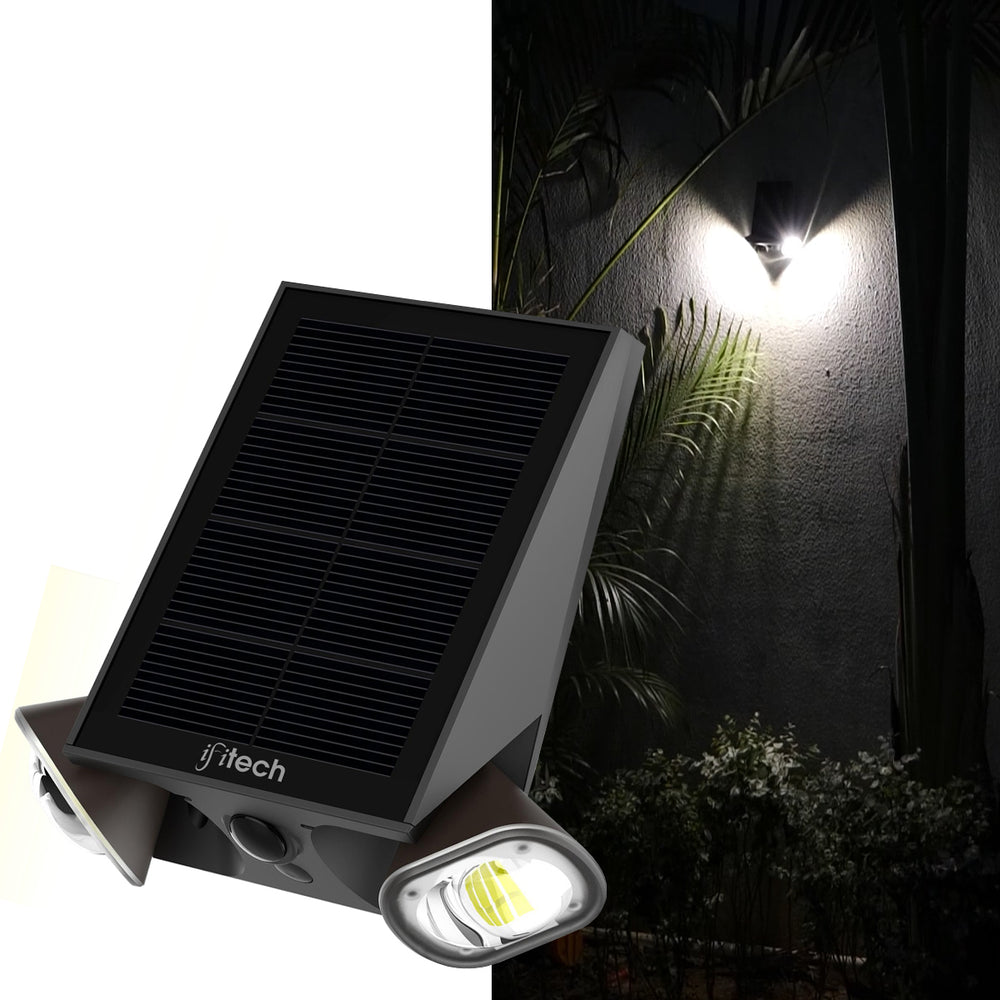 IFITech High Performance IFISWL-309 Outdoor Motion Sensor Solar Fence Lights