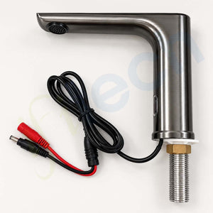 IFITech Touchless Kitchen Faucet | Dual Power (Electric & Battery) | Gun Metal Finish | Water Saving Tap for Home & Office
