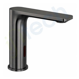 IFITech Touchless Kitchen Faucet | Dual Power (Electric & Battery) | Gun Metal Finish | Water Saving Tap for Home & Office