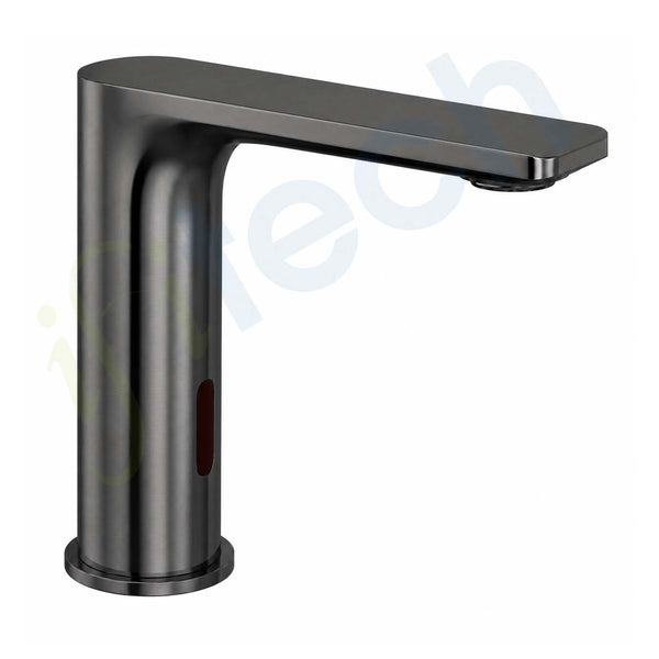 IFITech Touchless Kitchen Faucet | Dual Power (Electric & Battery) | Gun Metal Finish | Water Saving Tap for Home & Office