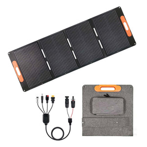 IFITech Portable 200W Solar Panel, Foldable Solar Charger – Lightweight, Durable, and Compatible with Most 40V Portable Solar Generators and Power Stations for RV, Camping, and Home Use