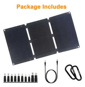 IFITech 25W Portable Waterproof Foldable Solar Panel Charger | Portable Power Station