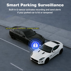 IFITech 3MP QHD Car Dashcam, 4G Sim Based Car Camera Dual Channel, Night Vision, Microphone, G-Sensor, Built-in GPS, App Control