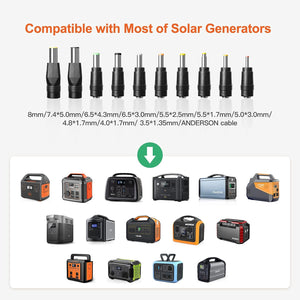 IFITech 60W Portable Waterproof Foldable Solar Panel Charger | Portable Power Station