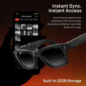 IFITech AI Smart Glasses with 1080P Full HD Camera – Real-Time Language Translation, Object Recognition, Bluetooth Audio Calls & Voice Assistant – for Driving, Sports & Vlogging