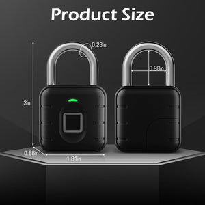 IFITech Anti-Theft  App Control Bluetooth Fingerprint Padlock - P2