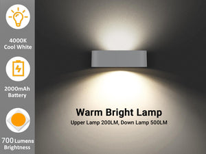 IFITech High Performance IFISWL-308 Dusk to Dawn Solar Modern Wall Lights with Brightness Adjustable