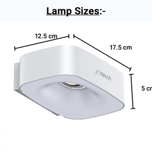 IFITech High Performance IFISWL-308 Dusk to Dawn Solar Modern Wall Lights with Brightness Adjustable