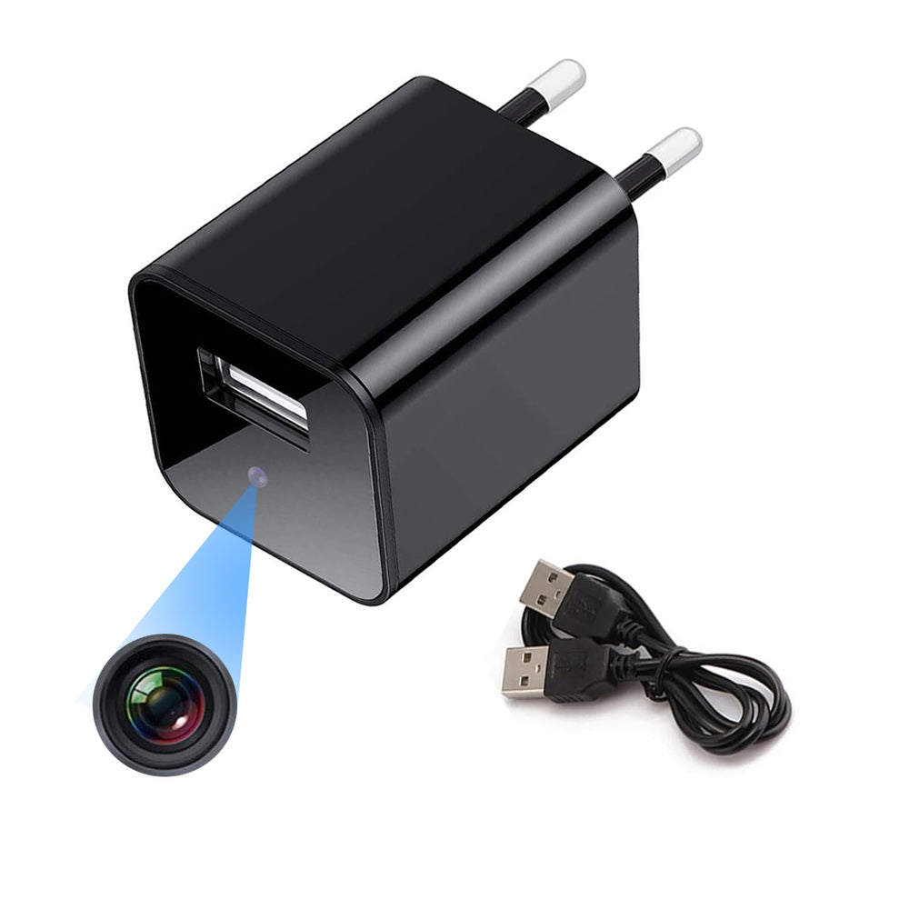 IFITech Hidden Spy Camera USB Charger – 1080P HD Mini Camera (No WiFi)