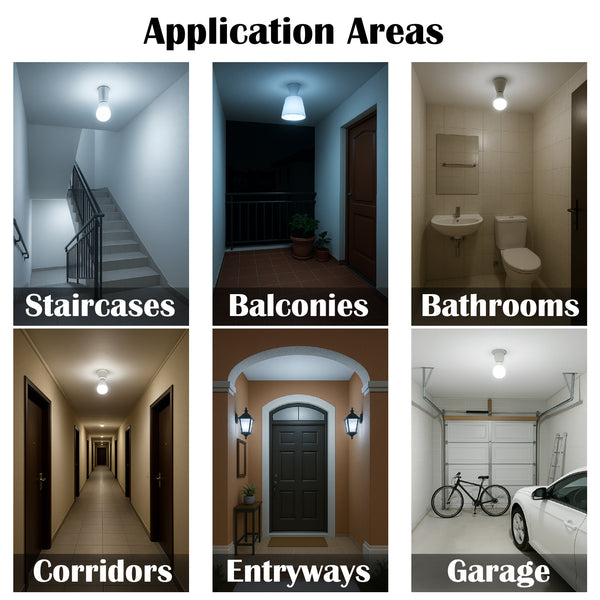 IFITech Motion Sensor LED Bulb | Automatic On/Off Light