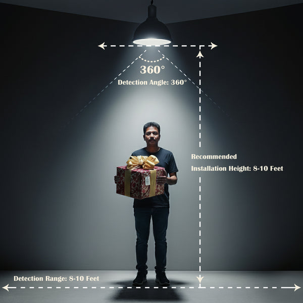 IFITech Motion Sensor LED Bulb | Automatic On/Off Light