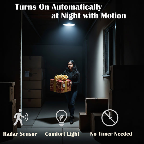 IFITech IFIMSL Motion Sensor LED Bulb β Auto On/Off Smart Light