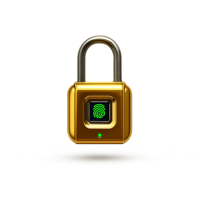 IFITech Fingerprint Lock – Smart Padlock with Keyless Biometric Access (USB Rechargeable)