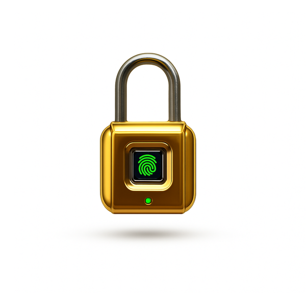 IFITech Fingerprint Lock – Smart Padlock with Keyless Biometric Access (USB Rechargeable)