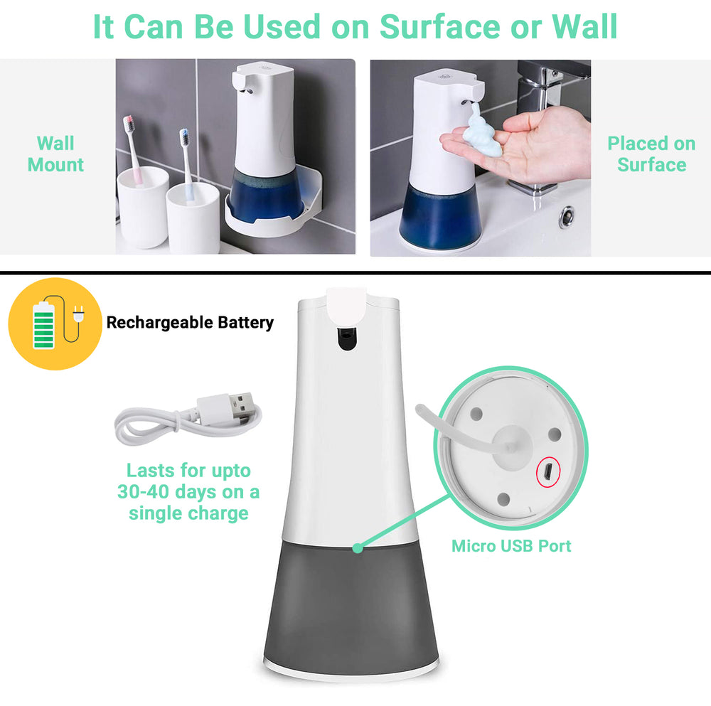 IFITech Rechargeable Automatic Foam Soap Dispenser