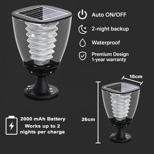 IFITech Solar Pillar Gate Light