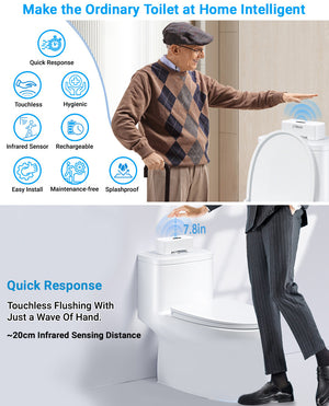 IFITech Touchless Toilet Flush Kit