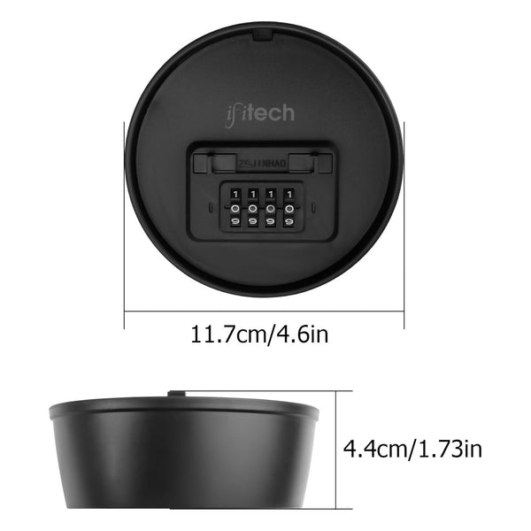 IFITech Wall Mounted Key Lock Box | Secure Key, Cards, Pendrives Hider Box with Combination Lock