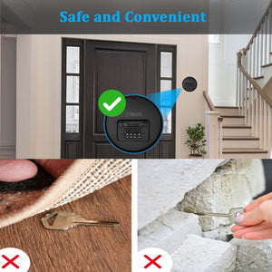 IFITech Wall Mounted Key Lock Box | Secure Key, Cards, Pendrives Hider Box with Combination Lock
