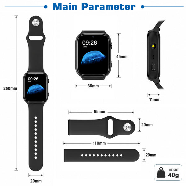 SeTracker 4G Video Calling Smartwatch for Kids | L1 Lite