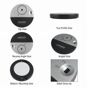 Doberman Ultrasonic Window Alarm | 100dB Vibration Sensor Security Alarm