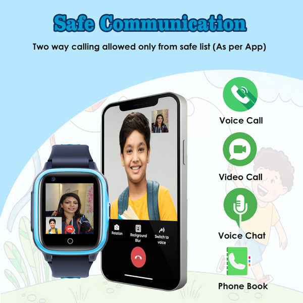 SeTracker Connect2kidz GPS-G2  Safe Voice & Video Calling Smartwatch