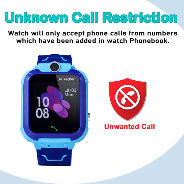 SeTracker Connect2kidz  LBS-M1  Touch Screen Safe Voice Calling Watchphone