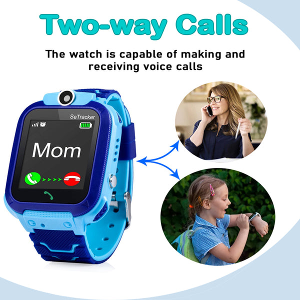 SeTracker Connect2kidz  LBS-M1  Touch Screen Safe Voice Calling Watchphone