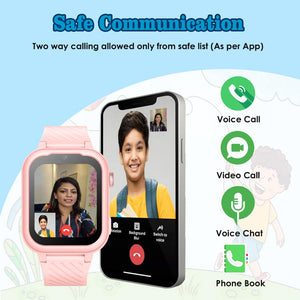 SeTracker Connect2kidz  Milo Safe Voice & Video Calling Smartwatch