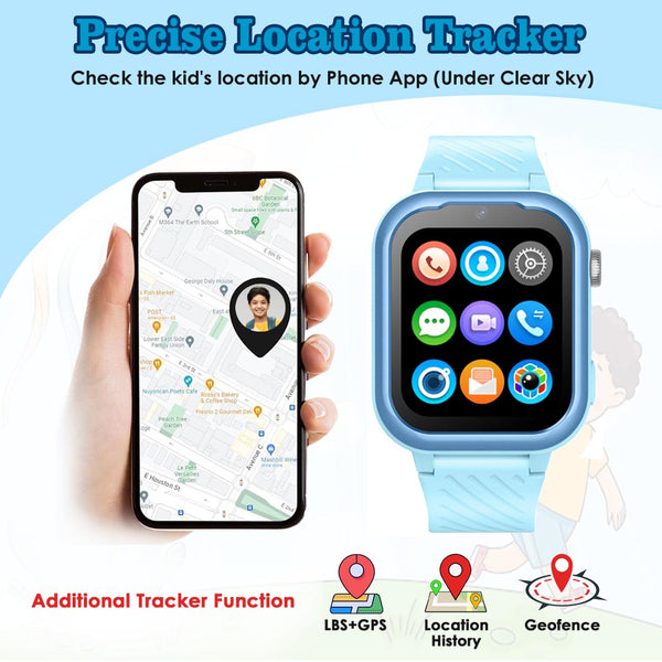SeTracker Connect2kidz  Milo Safe Voice & Video Calling Smartwatch