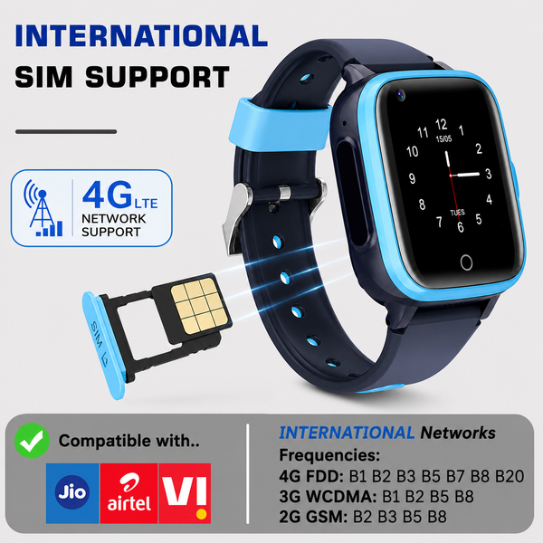 SeTracker "GPS-G2" 4G Smart Watch with GPS Tracking & Calling for Kids