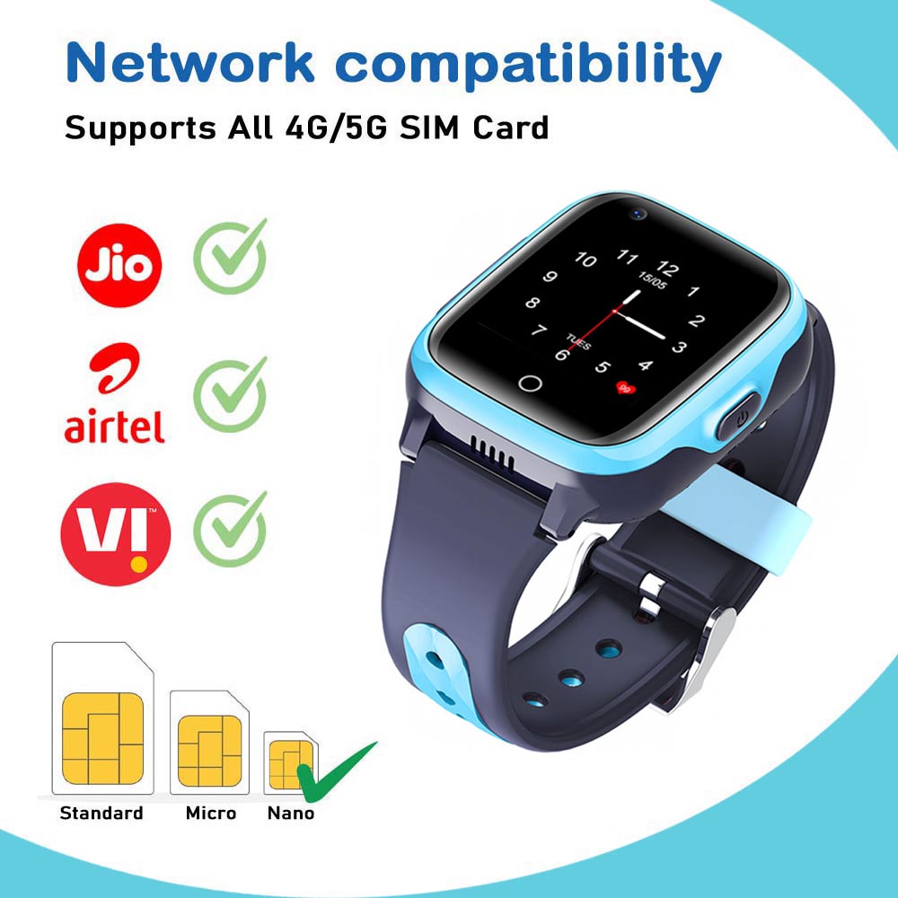 SeTracker "GPS-G2" 4G Smart Watch with GPS Tracking & Calling for Kids