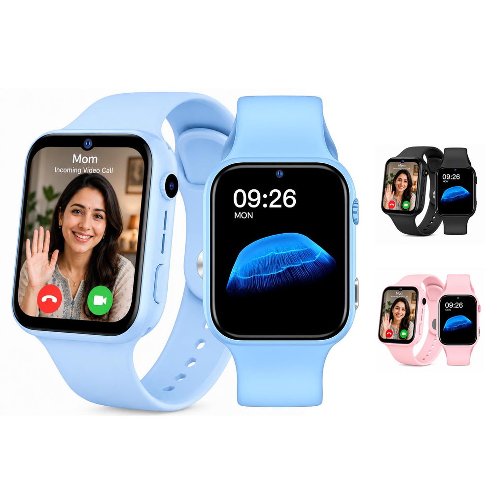 SeTracker Kids Smart Watch for Boys Girls - L1G | GPS Tracking | 4G SIM Support | Video Calling