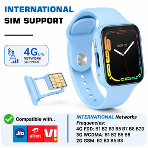 SeTracker Kids Smart Watch for Boys Girls - L1G | GPS Tracking | 4G SIM Support | Video Calling