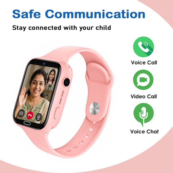 SeTracker 4G Video Calling and Location Tracking Smartwatch for Kids | L1 Lite-Pro