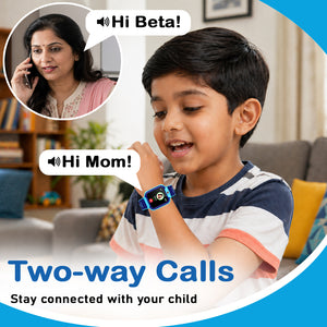 SeTracker M1 Kids Smartwatch for Boys & Girls | Calling Smart Watch for Kids