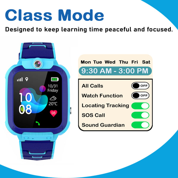 SeTracker M1 Kids Smartwatch for Boys & Girls | Calling Smart Watch for Kids
