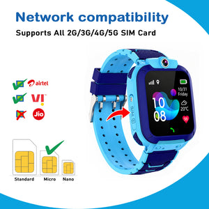 SeTracker M1 Kids Smartwatch for Boys & Girls | Calling Smart Watch for Kids