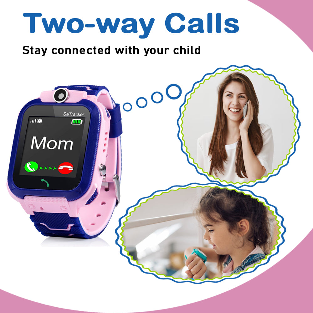 Setracker Smart Watch In Which We Can Call Setracker App 4G Kids