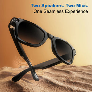 IFITech AI Smart Glasses with 1080P Full HD Camera – Real-Time Language Translation, Object Recognition, Bluetooth Audio Calls & Voice Assistant – for Driving, Sports & Vlogging
