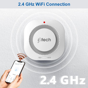 IFITech WiFi  Smoke Sensor/Detector |APP Control