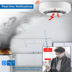 IFITech WiFi  Smoke Sensor/Detector |APP Control