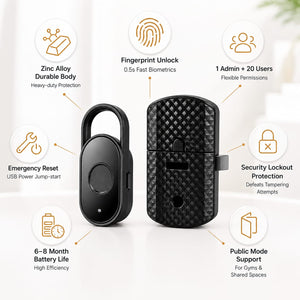 IFITech Smart Fingerprint Cabinet Lock for Drawer | Biometric Keyless Lock