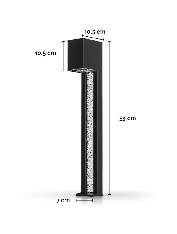 IFITech Solar Bollard Pathway Lights - Pack of 2