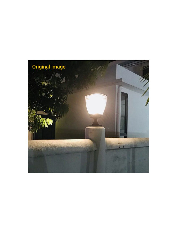 IFITech Outdoor Solar Gate Lights | Modern Outdoor Post Lights