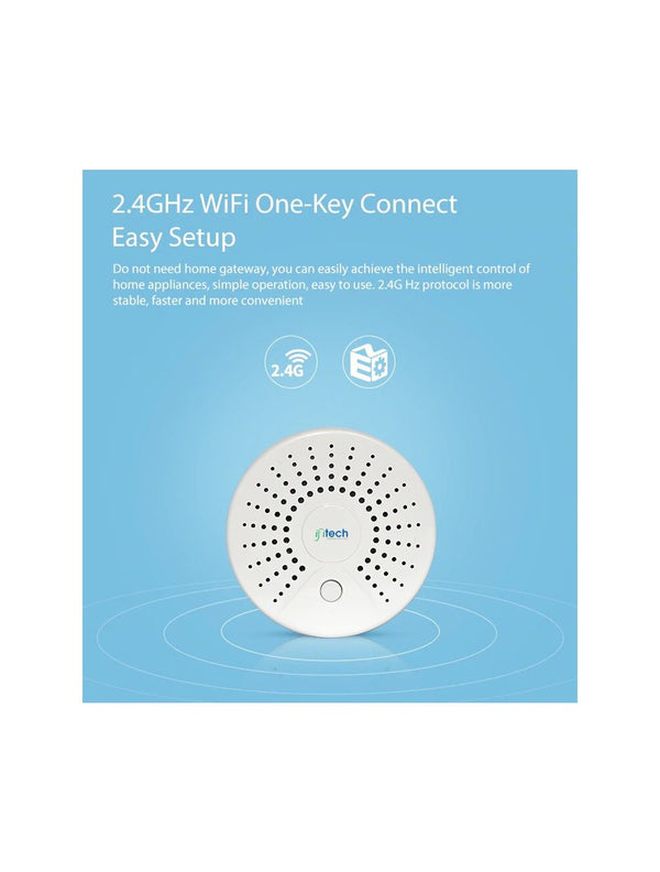 IFITech · Smart WiFi Control · Voice Control - Smoke Detector