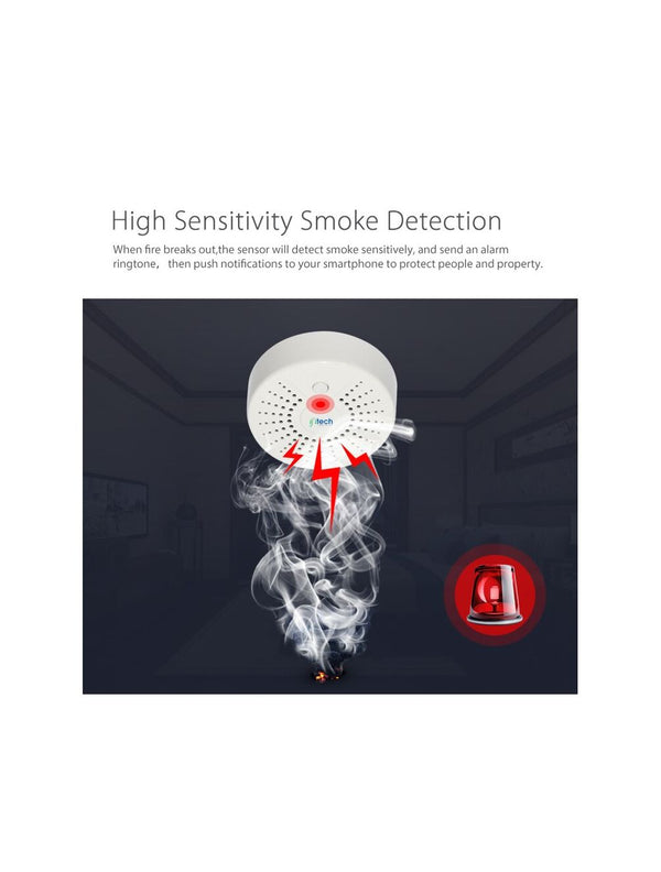 IFITech · Smart WiFi Control · Voice Control - Smoke Detector